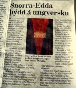 Egy izlandi újság cikke a Skandináv mitológiáról